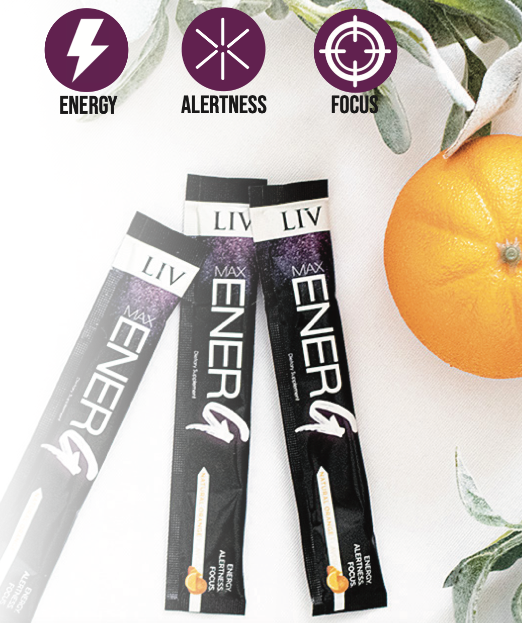 LIV Max EnerG Energy Stick Packs